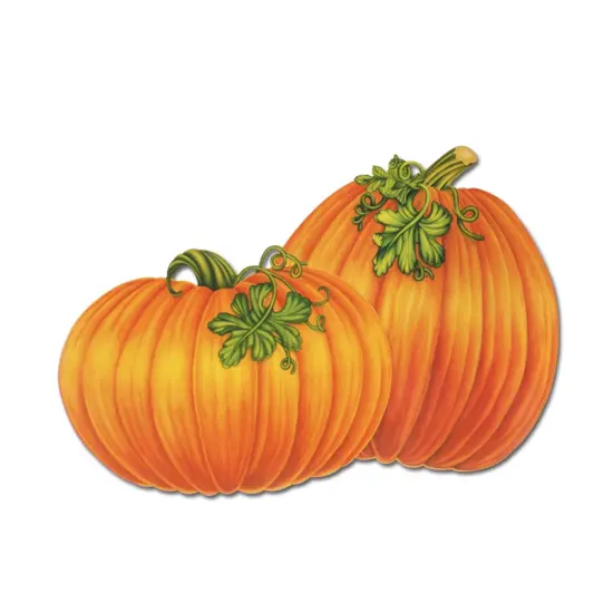 Pkgd Pumpkin Cutouts (Pack of 12) {1}