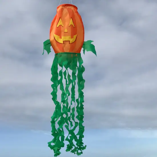 In the Breeze Jack O' Lantern 40 inch 3D Windsock {4}