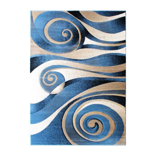 Masada Rugs Modern Sculpted Area Rug - Design Sculpture 258 {1}