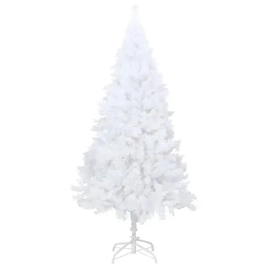 4 ft White Christmas Tree with Thick PVC Branches {1}