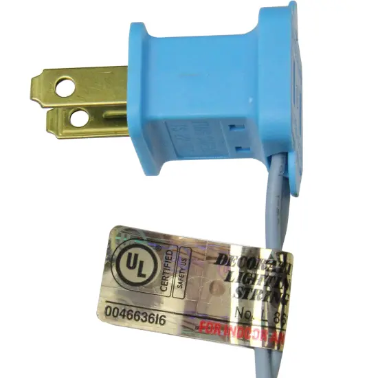 Brite Star Mini Christmas Lights Set - Blue - 17ft Light Blue Wire - 50ct {4}