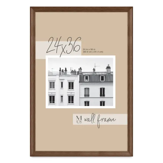 MCS Classic Edge Frame - 24" x 36" Walnut {1}