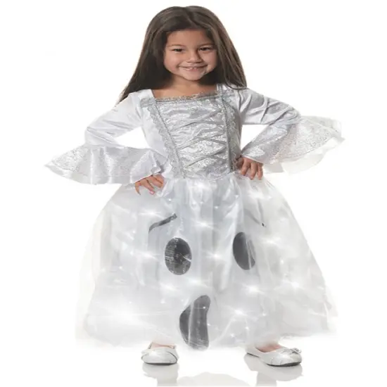 Girl's Light Up Bootiful Ghost Costume {1}