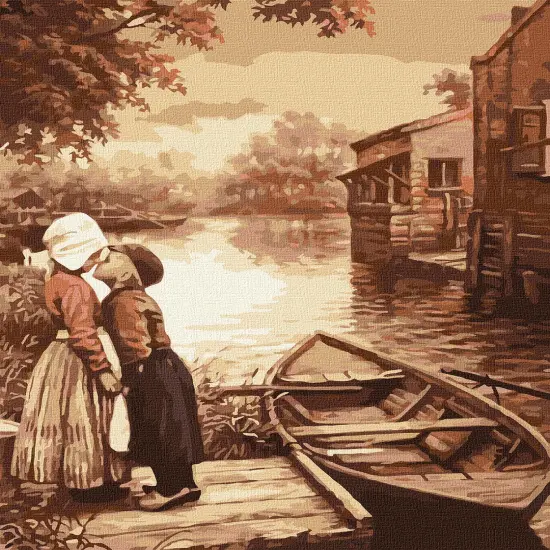 Painting by Numbers kit The first kiss KHO4976 {2}