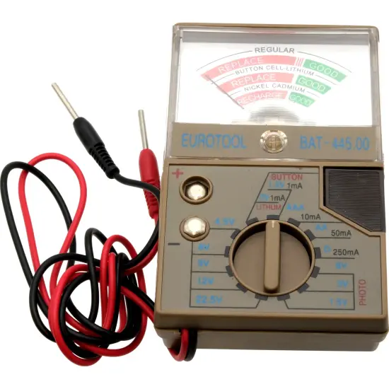 Battery Tester for Watches, Calculator And Camera Batteries {1}