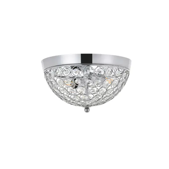 Taye 2 light Chrome Flush Mount {5}