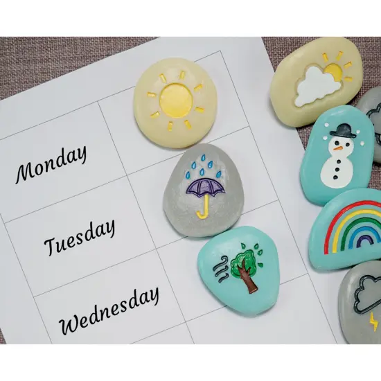 Yellow Door Weather Stones - Set of 10 {7}