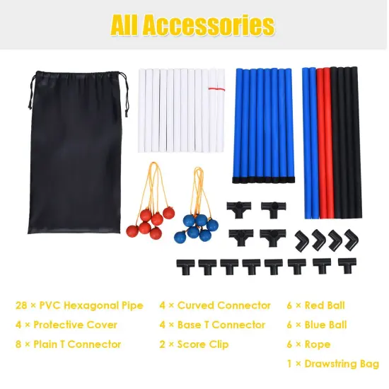 Ladder Ball Toss Game Bolas Score Tracker Carrying Bag {6}