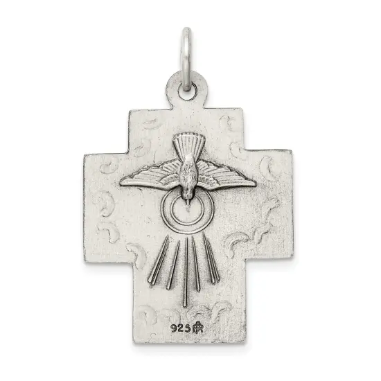 Sterling Silver Cross Charm Jewerly 29mm x 22mm {4}