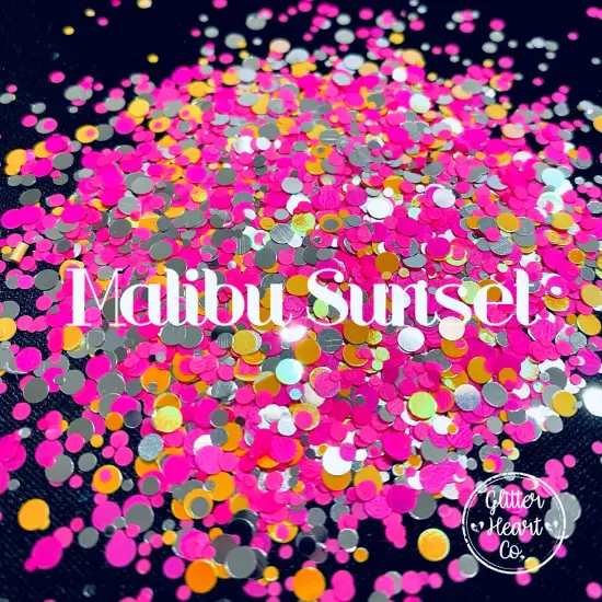 Polyester Glitter - Malibu Sunset by Glitter Heart Co.&trade; {3}