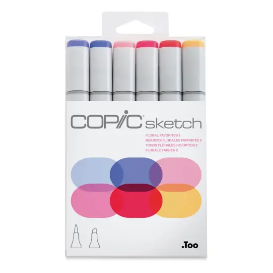 Copic Sketch Marker Set - Floral Favorites 2, Set of 6 {2}