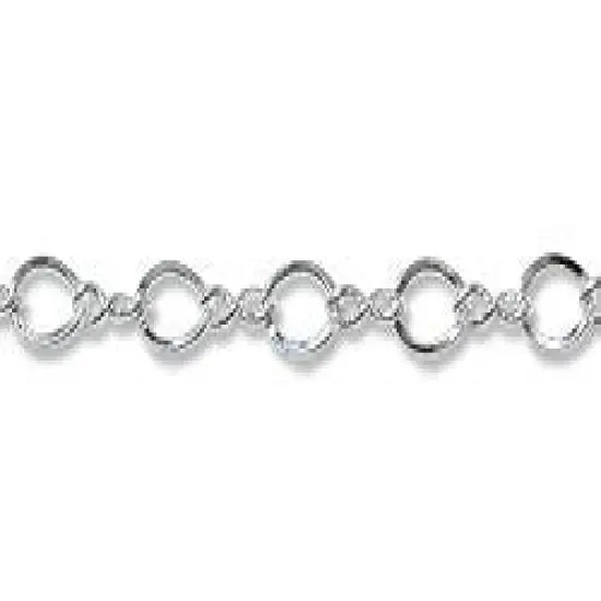 Figure 8 Link Chain 2.0mm Sterling Silver (Priced per Foot) - {1}
