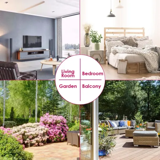 Hanging Cushioned Hammock Chair with Stand Red {2}