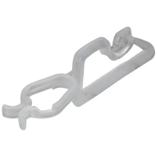 Northlight Commercial Grade Gutter and Shingle LED Christmas Light Clips - Clear - 100ct {3}