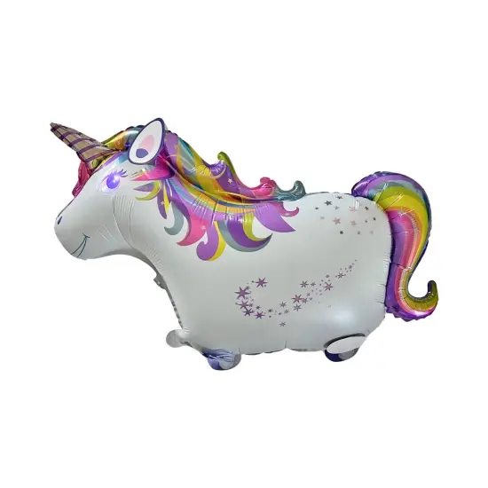 Wrapables Walking Animal Pet Balloon (Set of 3) Unicorn {3}