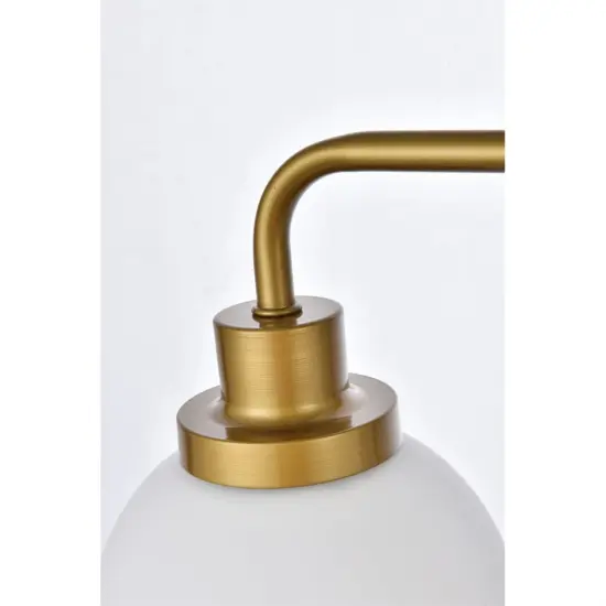 Bethany 1 light bath sconce in black with white fabric shade {3}