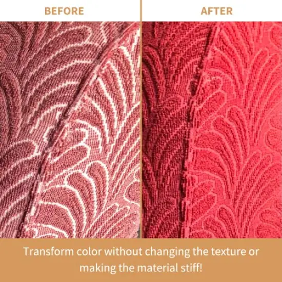 Dark Fabric Paint - 8.5 oz / 250ml, Dark Brown, Ideal for Restoring or Changing the Color of Couches, Chairs, Upholstery, Soft Furnishings, Car Interiors, Clothing, and Footwear {5}