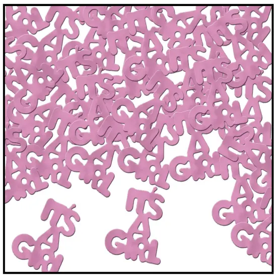 It's A Girl Fanci-Fetti (Pack of 12) {1}