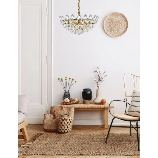 Emilia 18 inch pendant in brass {2}