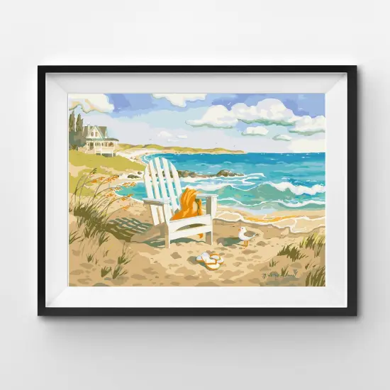 Sentimental Serenity: Waiting For You Paint by Numbers - 15x20in - Ships from California, USA {3}