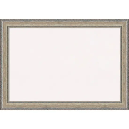 Fleur Silver Wood Framed Corkboard, White Cork {1}