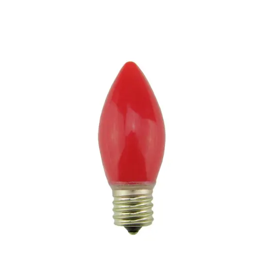 Sienna Opaque C9 LED Christmas Replacement Bulbs - Red - Pack of 4 {1}