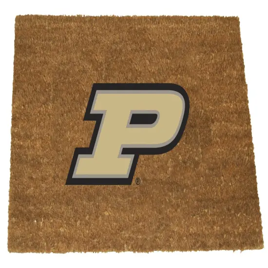 Memory Company NCAA Purdue Boilermakers Rectangular Coir Door Mat 29.5" x 19.5" Brown {1}