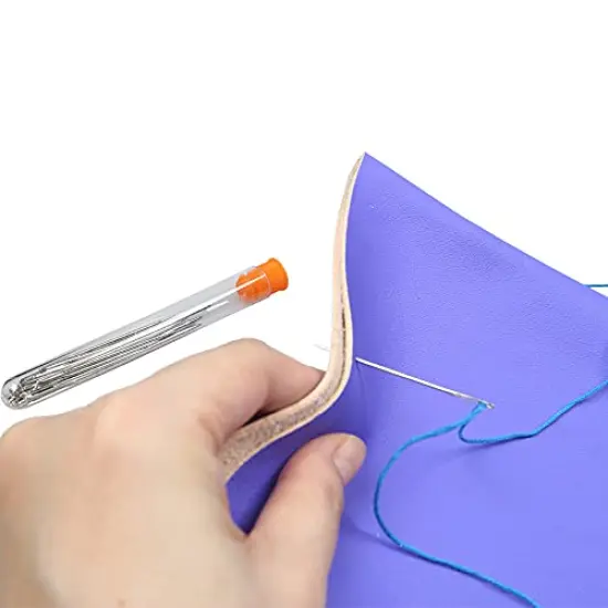 15 Pcs Large Eye Sewing Needles, Sewing Needles, Stainless Steel Embroidery Thread Needle, Handmade Yarn Knitting Needles Leather Needle (15 Pieces) {2}