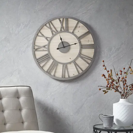 23.6" Wood Wall Clock {1}