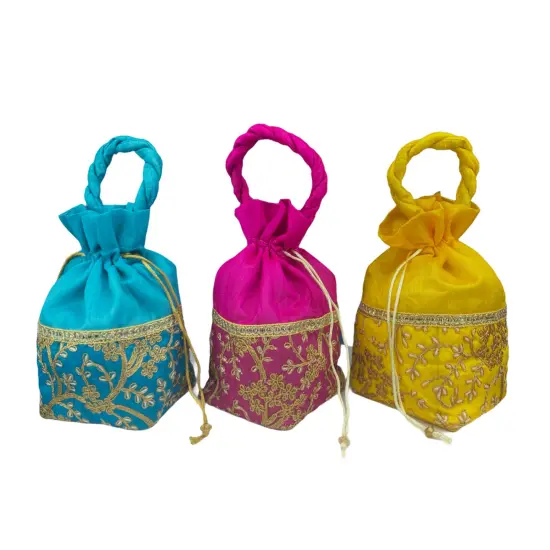 Potli Bags, Eid Gifting, Favor, Indian Muslim Punjabi Wedding Favor, Diwali Gift Bag, Return Favor, Gift, Housewarming, Jewelry Organizer {4}