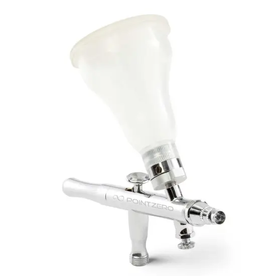 PointZero Dual-Action 4-Color Changing Airbrush Set w/ MAC Valve - 3 Tip Set (.3mm .5mm .8mm) {2}
