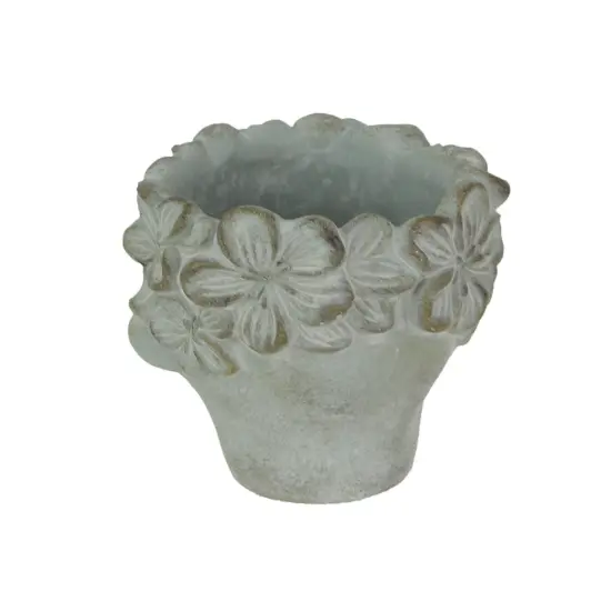 Pucker Up Concrete Head Kissing Face Mini Decor Succulent Planter 7 Inch Tall {4}