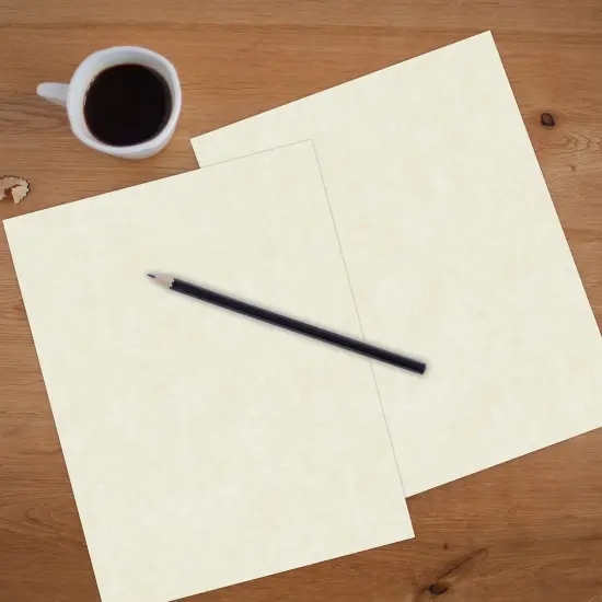 Great Papers! Parchment Paper Ivory Stationery Letterhead, Invitations and Announcements, Printer Friendly, 8.5"x11", 100 Pack {2}