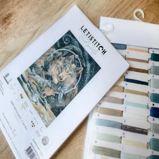 Counted Cross Stitch Kit In spirit I am free Leti955 {3}