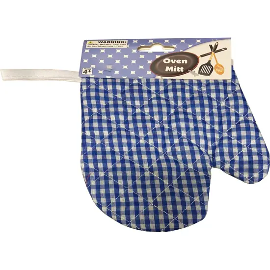 Child's Blue Chef Play Faux Mitt Costume Accessory Set {1}