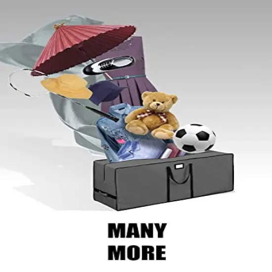 Christmas Tree Storage Bag, Waterproof Christmas Tree Storage, Fits Up to 7.5 ft Tall Artificial Disassembled Trees,Extra Large Heavy Duty Storage Container with Handles&nbsp;&nbsp; (Grey, 47"x15"x20) {4}