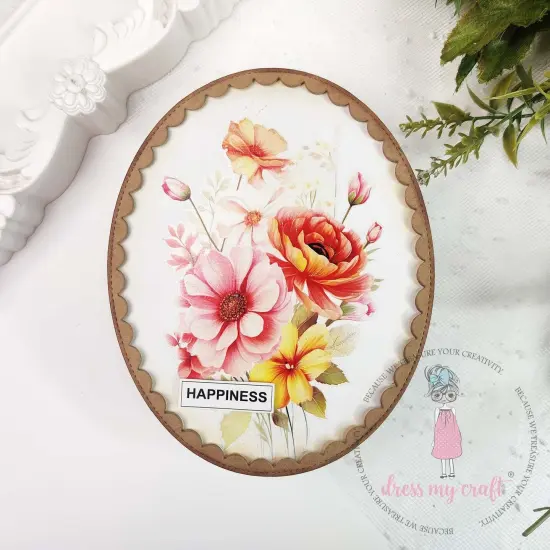 Dress My Craft Mini Transfer Me Sheet 4"X6"-Language Of Flowers {4}