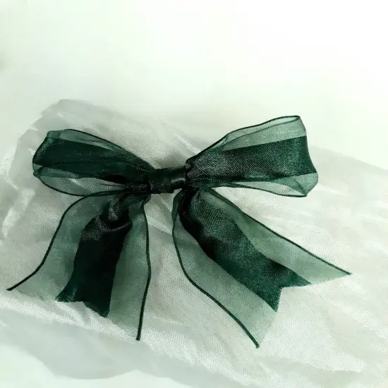 48Ct Hunter Green 3.5" Premade Bows With Twist Tie, Wedding, Shower, Party Favor {1}
