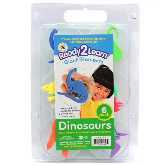 Giant Stampers - Dinosaurs - 6 Per Set - 2 Sets {2}