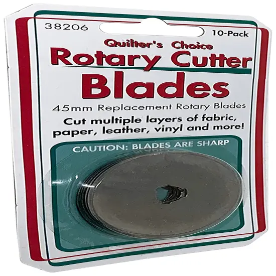 Sullivans Quilter's Choice Rotary Cutter Blades 10/Pkg-45mm {2}