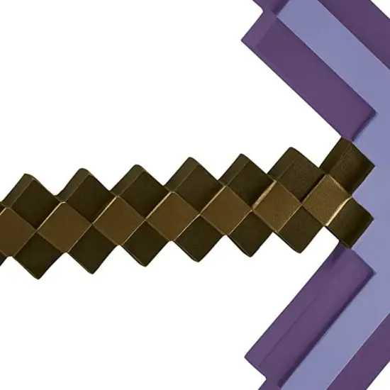Minecraft Enchanted Purple Pickaxe Costume Accessory {4}