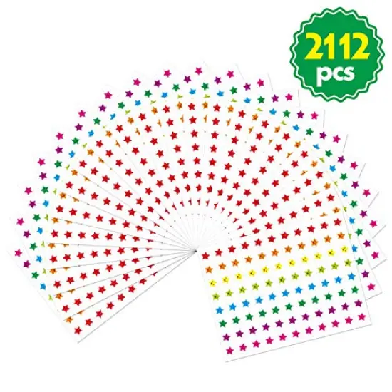 12 Pack Multi-Color Dry Erase Incentive Chart/Chore/Responsibility/School Attendance/Homework Progress Tracking Chart with 2112 Reward Star Stickers, (17" x 22.5") {2}