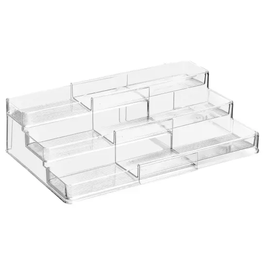 mDesign Expandable Vitamin Rack, Bathroom Storage Organizer {5}