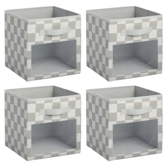 mDesign Kids Fabric Storage Organizer Cube - 4 Pack {5}