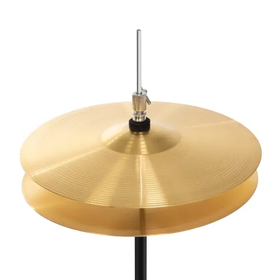 Ashthorpe 5-Piece Complete Full Size Adult Drum Set with Remo Batter Heads {5}