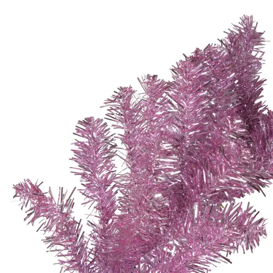 Northlight Artificial Christmas Garland - 9' x 12" - Pink - Unlit {3}