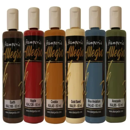 Stamperia Allegro Paint Set 6/Pkg-Sir Vagabond In Fantasy World {1}