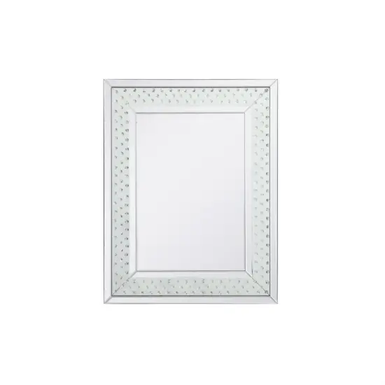 Sparkle collection crystal mirror 28 x 36 inch {1}