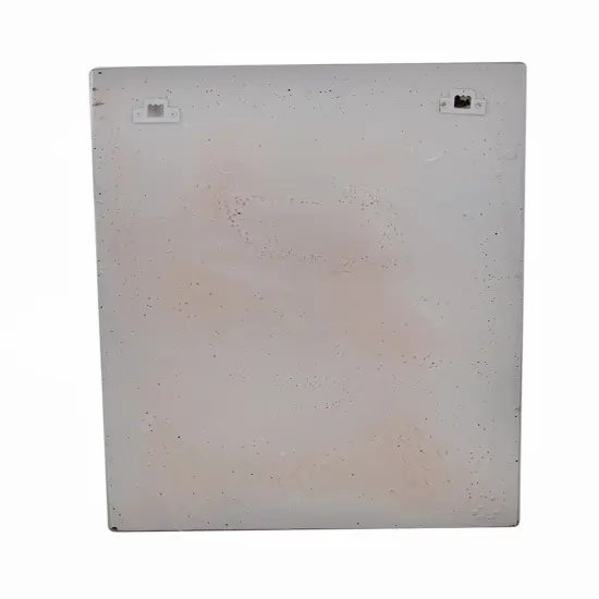 White Bulldog Resin Wall Plaque {4}