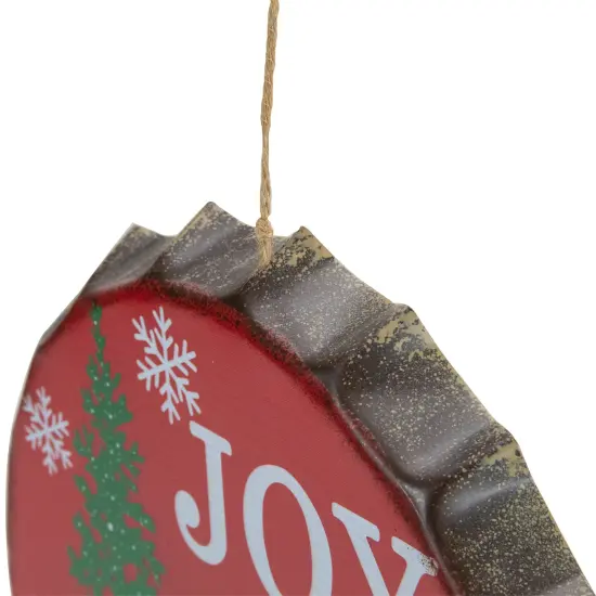 Northlight 12" Red and Green Joy to the World Christmas Wall Decor {5}